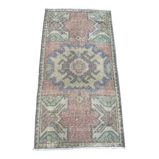 Turkish Yastik Rug 1'7" x 2'11" For Sale
