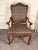 Antique Baroque Armchair – Hand-Carved Oak Chair from 1750s Southern Germany Discover a rare and original Baroque armchair...