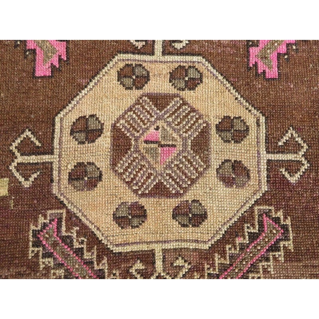 1960s Vintage Turkish Runner Rug - 35"x 146" For Sale - Image 9 of 11