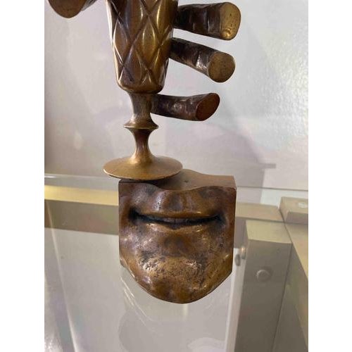 Metal Bronze Sculpture by Novello Finotti, 1980s For Sale - Image 7 of 15