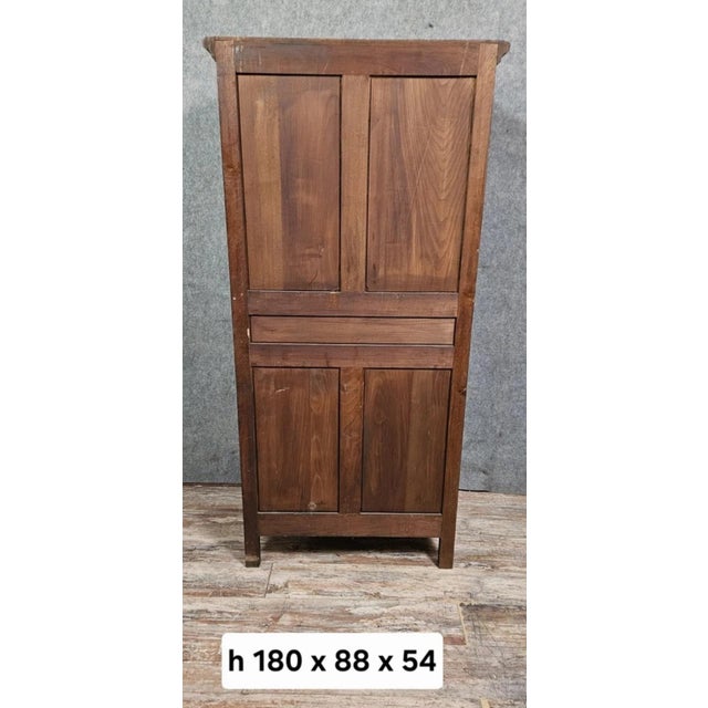 Rustic Bonnetière in Oak For Sale - Image 6 of 9