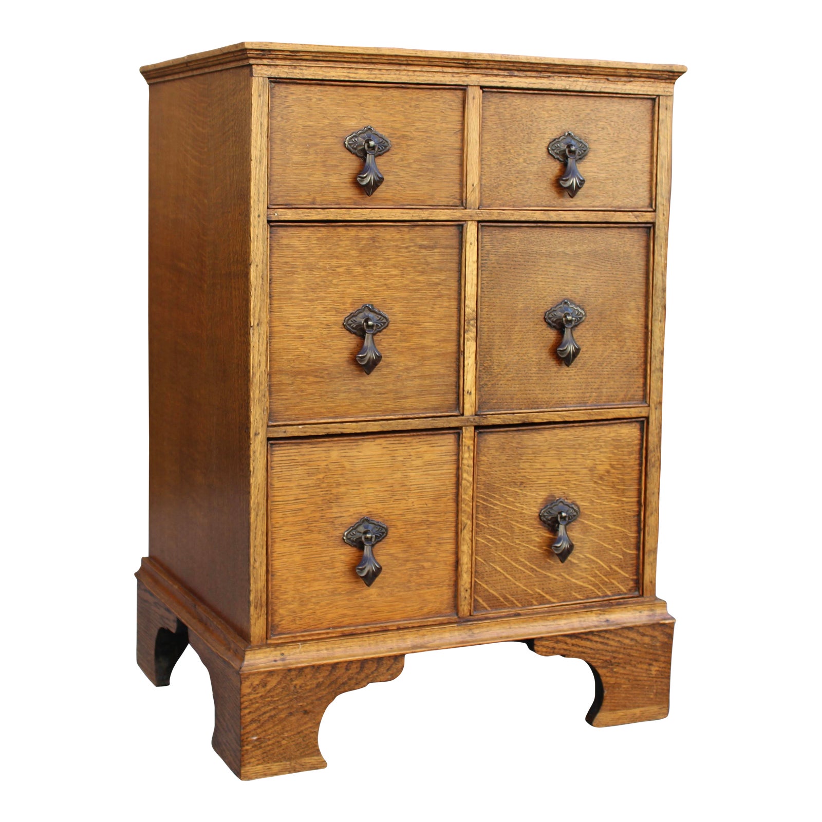 Apothecary Oak Nightstand Chairish