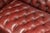 Burgundy Vintage Leather Tufted Chesterfield Sofa With Nailhead Trim in Burgundy For Sale - Image 8 of 8