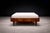 Giuseppe Scapinelli Floating Daybed in Solid Caviúna Wood With Off-White Alpaca Bouclé Upholstery, Brazil, 1950s For Sale - Image 15 of 17