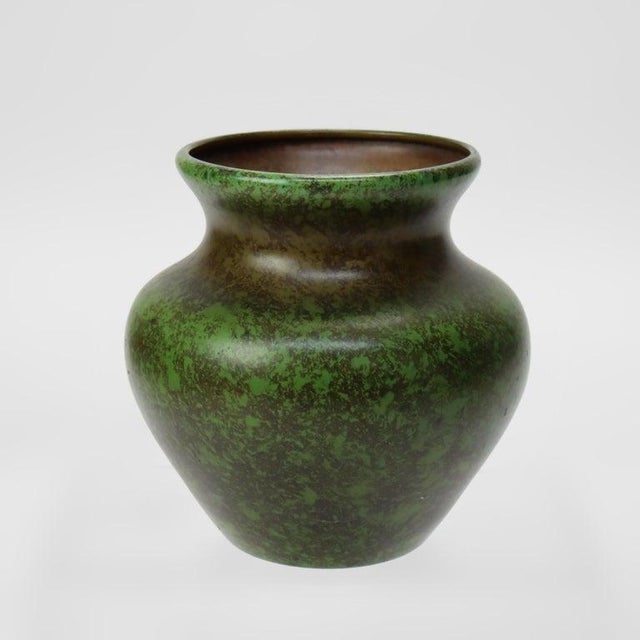 Heintz Art Metal Shop Antique Heintz Art Nouveau Bronze Vase With Sterling Silver Overlay C1912 For Sale - Image 4 of 6