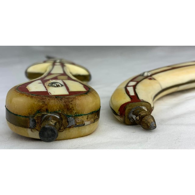 Moroccan Traditional Curved Moroccan Dagger For Sale - Image 3 of 11