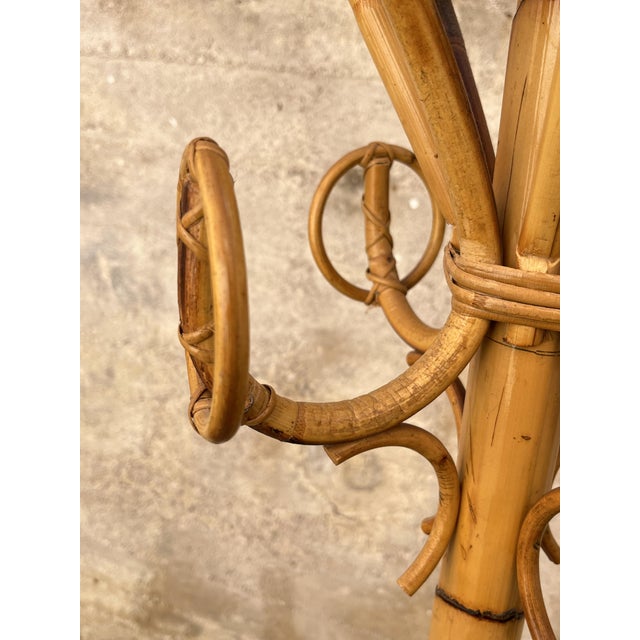 Bamboo Coat Rack, 1960s For Sale - Image 10 of 13