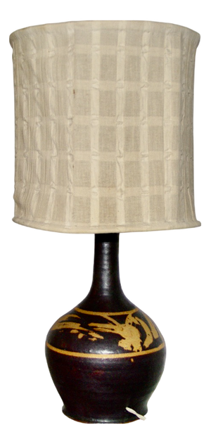 Stoneware Lamp by Pierre Digan La Borne, 1950