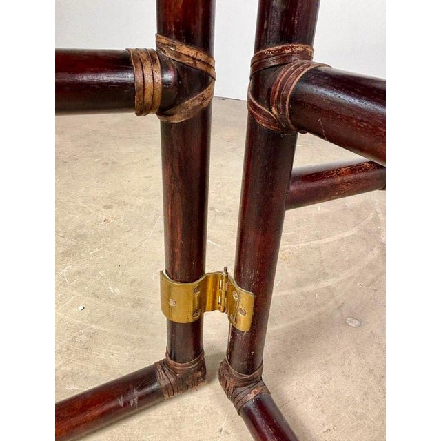 Bamboo Console Table by Lyda Levi for McGuire Production, 1970s For Sale - Image 13 of 14