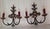 Vintage Rustic Wall Lamps with Wrought Iron Frame, 1970s, Set of 2 For Sale - Image 6 of 7