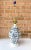 Vintage Hollywood Regency Style Blue & White Ginger Jar Table Lamp For Sale - Image 11 of 11