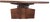 A truly stunning and significant solid black walnut coffee table. If you have the space for an understated statement, this...