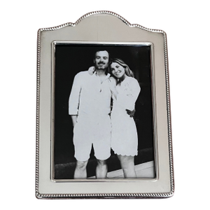 Classic English Sterling Silver Hallmarked Frame-Velvet Back