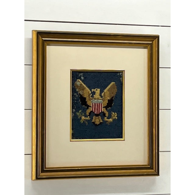 American Eagle Needlepoint For Sale - Image 4 of 5