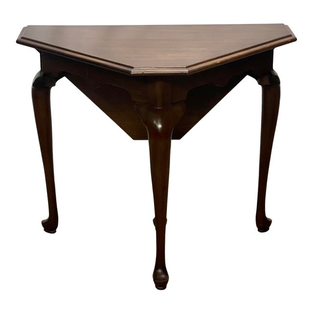 Vintage Henkel Harris Traditional American Solid Cherry Drop Leaf