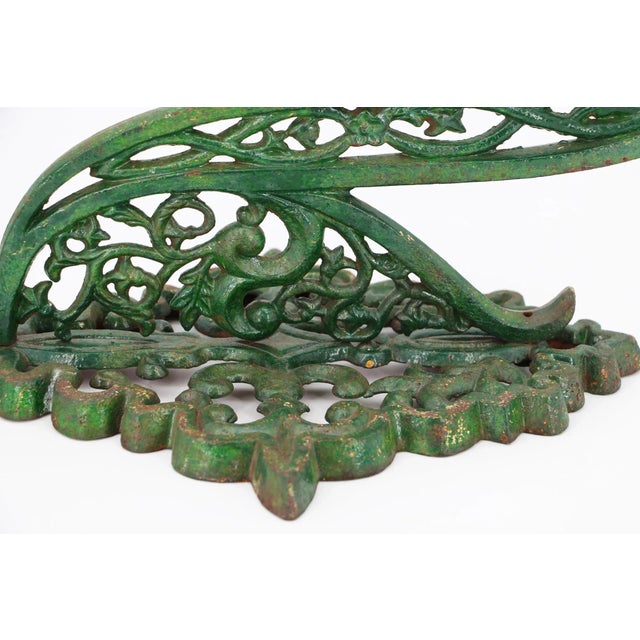 1900s Large Cast Iron Art Nouveau Candle Sconce For Sale - Image 11 of 12