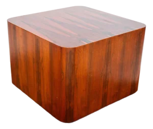 1980s Habitat International Rosewood Cube