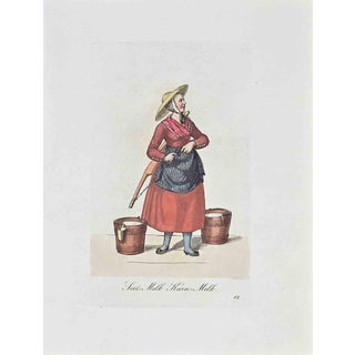 Christoph Suhr, Moet Melk Harn Melk, Etching, 1808 For Sale