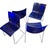 The four X3 chairs by Mario Maran for Knoll Studio are a true collector's item. Designed by Mario Maran for Knoll in the...