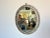 Hollywood Regency Hollywood Regency Oval Wall Mirror For Sale - Image 3 of 11