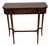 1930s English Regency Satinwood Floral Hand Painted Console Table For Sale