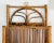Wood Vintage Scorched Bamboo Hanging Magazine Rack For Sale - Image 7 of 7