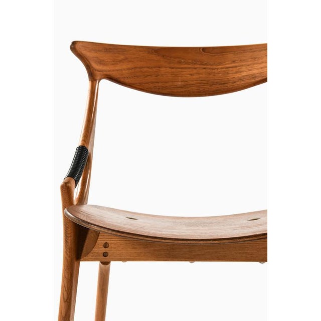 Model 210 Dining Chairs attributed to Arne Hovmand-Olsen for Mogens Kold, 1957, Set of 6 For Sale - Image 4 of 14