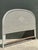 Vintage White Rattan Queen Headboard For Sale - Image 12 of 13