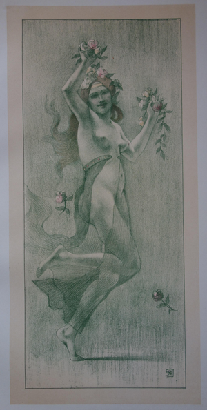 Armand Rassenfosse, The Dance, Original Lithograph