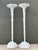 Vintage Regency Cast Plaster Palm Torchere Lamps After Serge Roche - a Pair For Sale - Image 12 of 12