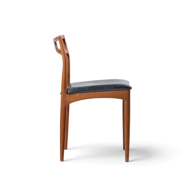 Wood Johannes Andersen for Christian Linneberg Model 94 Mid Century Danish Teak Dining Chairs - Set of 4 For Sale - Image 7 of 17