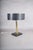 Mid-Century Modern French Table Lamp in Brass and Black Leather, 1960s For Sale - Image 13 of 14