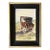 Rectangular Still Life Framed Painting of a Stagecoach For Sale