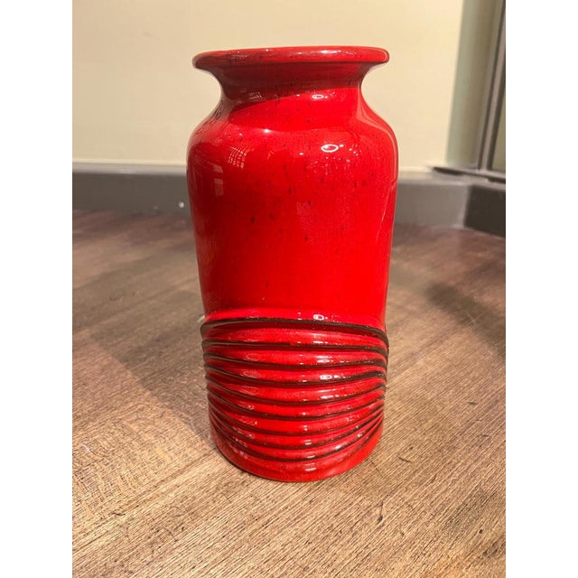 1970s Mid-Century Modern Fohr Keramik Vase from Ransbach Baumbach, 1970s For Sale - Image 5 of 7