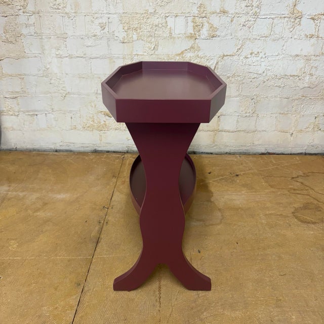 Lozere Side Table - Wine For Sale In Cleveland - Image 6 of 8