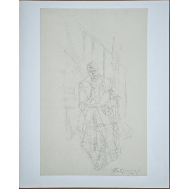 Artist: alberto giacometti (1901-1966), d'après title: "ritratto di jean gênet" (portrait of jean gênet) year of ideation:...