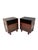Dutch Art Deco Walnut Nightstands by Max Coini, 1920s, Set of 2 For Sale - Image 10 of 10