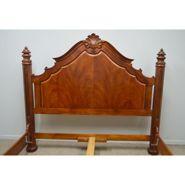 Wood Henredon Natchez King Bed For Sale - Image 7 of 10