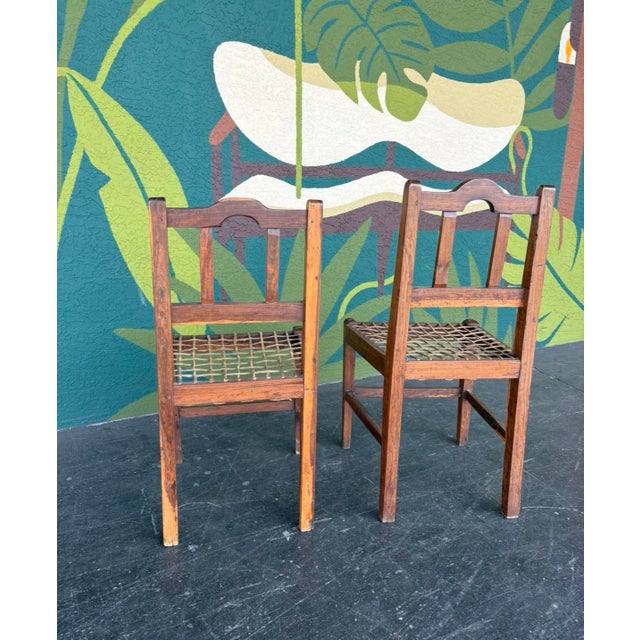 South African Dutch Cape Riempie Chair Pair For Sale - Image 13 of 14
