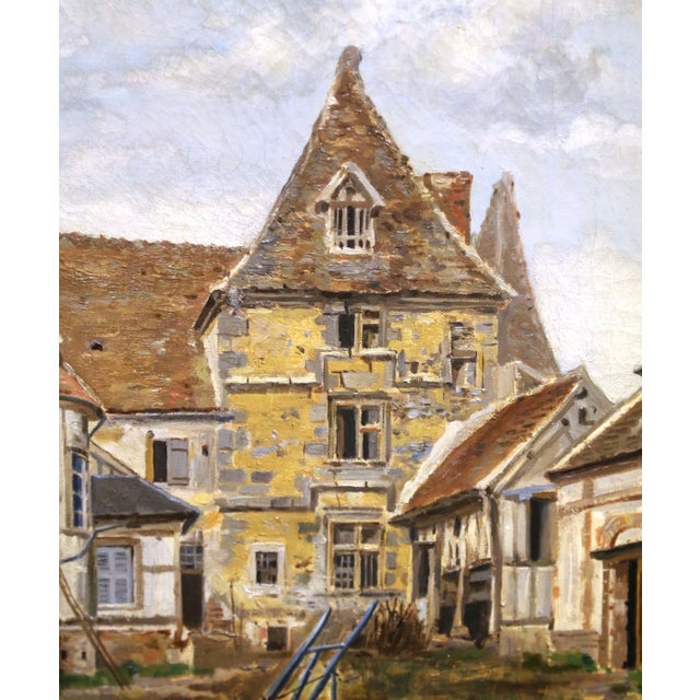 Pair of 19th Century Rouen Oil Paintings Attributed to Torello Ancillotti For Sale - Image 10 of 14