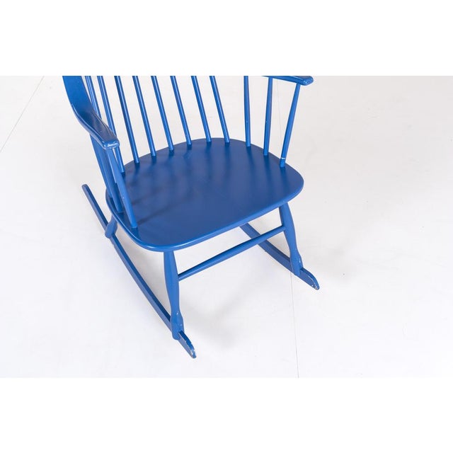 Grandessa Rocking Chair attributed to Lena Larsson for Nesto, 1960s For Sale - Image 10 of 11
