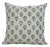 Floral Print Water Replicant Cushion Cover 20x20 Inch Cotton Linen- Inderjeet For Sale