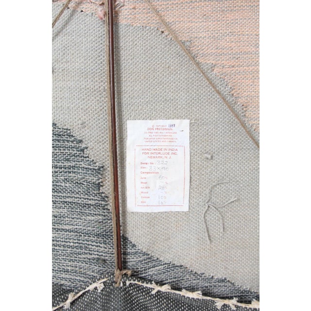 Don Freedman Textile Wall Art, 1987 For Sale - Image 10 of 12