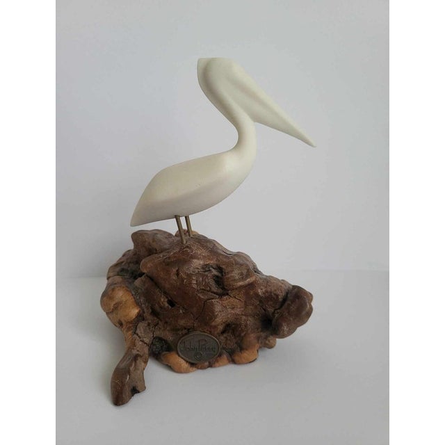 Vintage Pelican Sculpture by John Perry, 1970s For Sale - Image 9 of 9