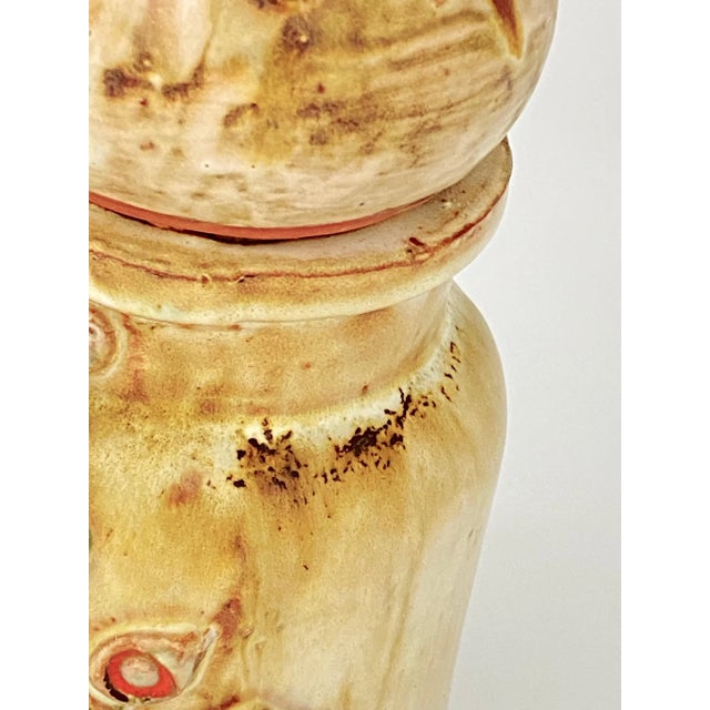 Ceramic Pot or Bottle in Brown, France, 1960 For Sale - Image 4 of 12