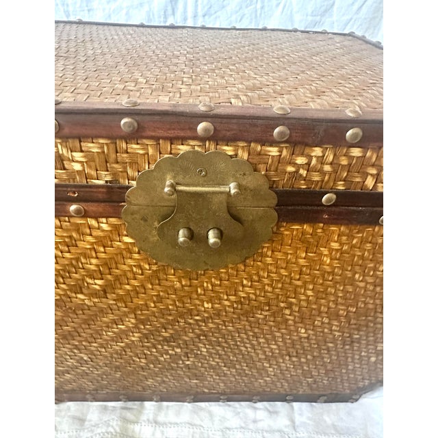 Wovan Rattan Storage Box For Sale - Image 4 of 7