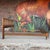 This is a full size bed frame by American of Martinsville. It includes a headboard, footboard and two metal side rails. No...