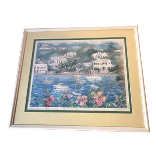 R. E. Kennedy Signed and Numbered Watercolor of Bermuda Lithograph For Sale