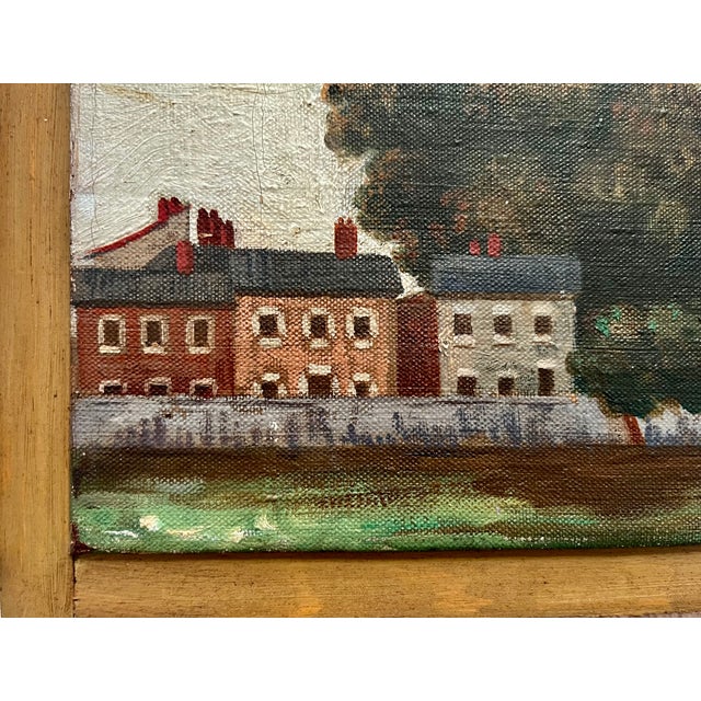 1950's Oil Landscape-Nemours, France-Signed For Sale In New York - Image 6 of 7