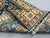 Blue and Beige Kazak-Style Wool Runner Rug, Natural Dyes, 2'8" X 9'9" For Sale - Image 9 of 14